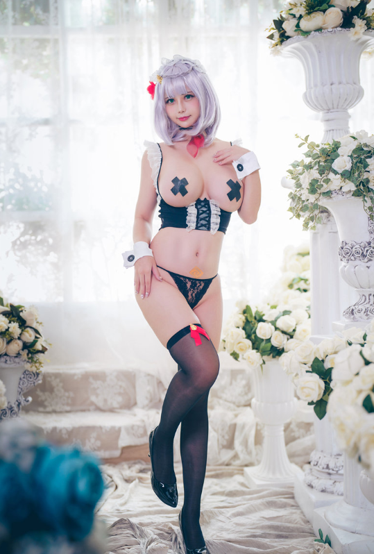沖田凜花Rinka的“Noelle Lingerie”💙轻奢蓝调×精灵气场，氛围感绝了！