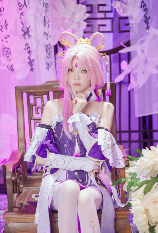 桜桃喵 崩坏星穹铁道符玄cos —— 仙舟气韵与古风角色演绎的高颜值呈现