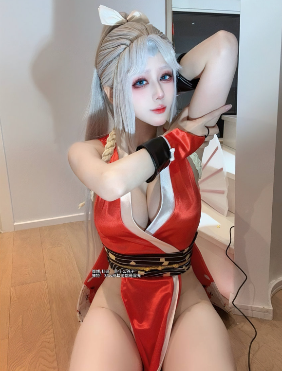 阿九从不咕咕 永劫无间 不知火舞｜燃系二次元cosplay演绎，让热度直线上升