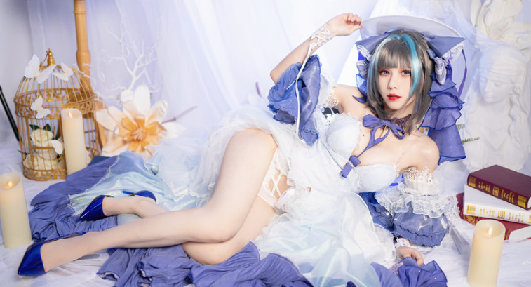 骨牙路子野Cosplay｜一月舰长视角下的柴郡，甜笑与危险并存