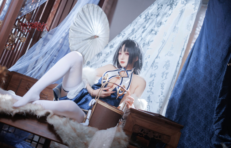 封疆疆v Cosplay|定安旗袍的静火气场