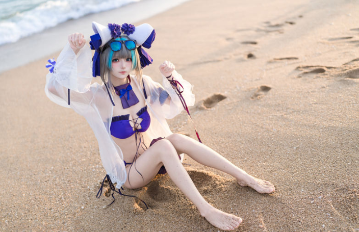 九柒喵 泳装柴郡[26P-183M]