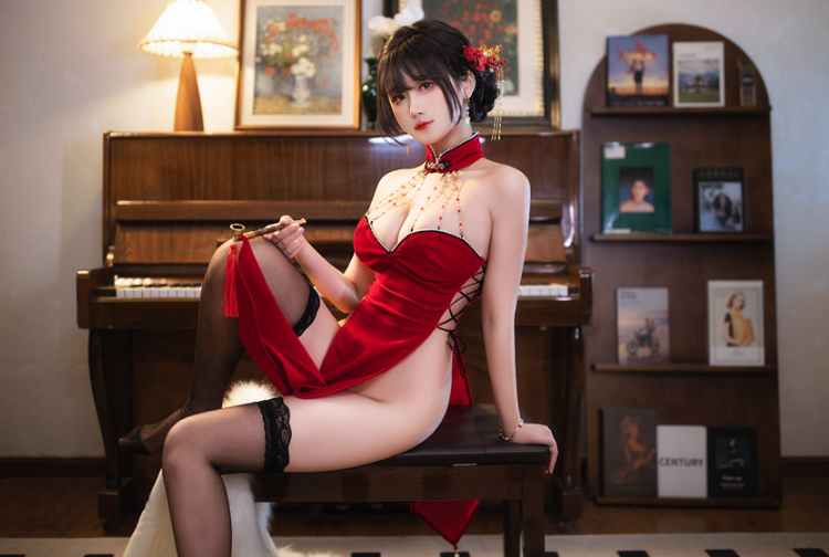 三度_69 红丝绒旗袍 [75P3V-704MB]