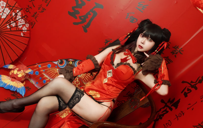 亚马逊鲶鱼 时崎狂三 旗袍[25P1V-547M]