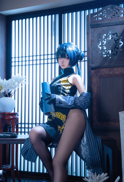 Seya-狮砸 蔚蓝档案 妃咲 旗袍[12P-138M]