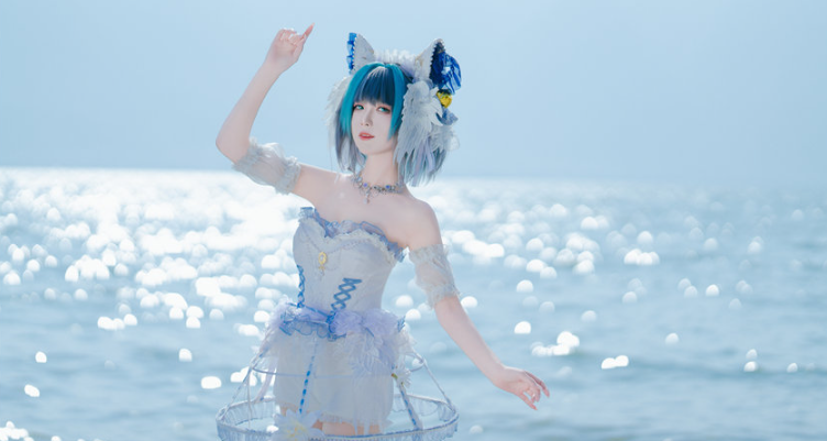 封疆疆v 碧蓝航线 柴郡小礼服[10P-105M]