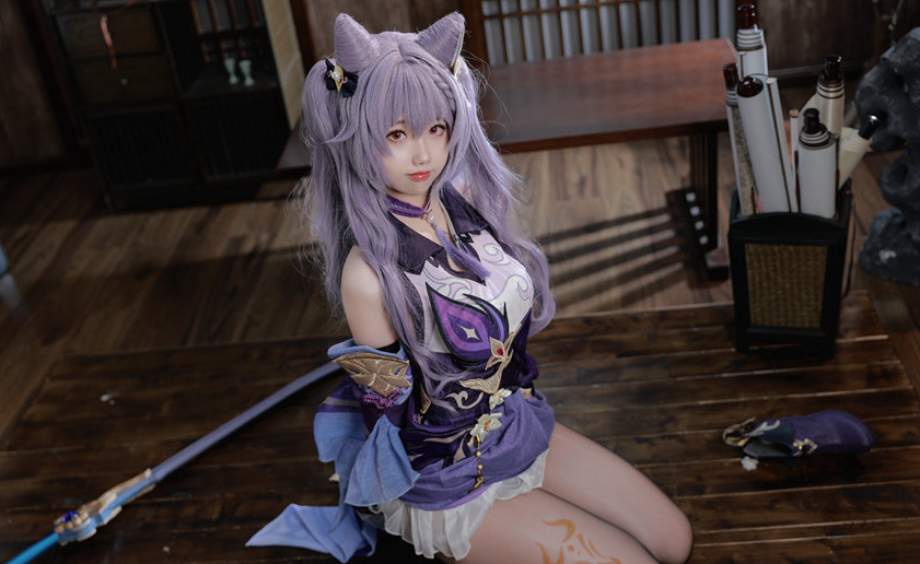 雪琪SAMA 原神 刻晴 [50P1V-3.27GB]