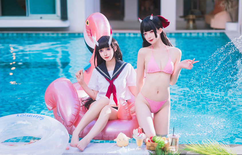 封疆疆v&祖木子 碧蓝航线 能代 酒匂 [43P-241M]