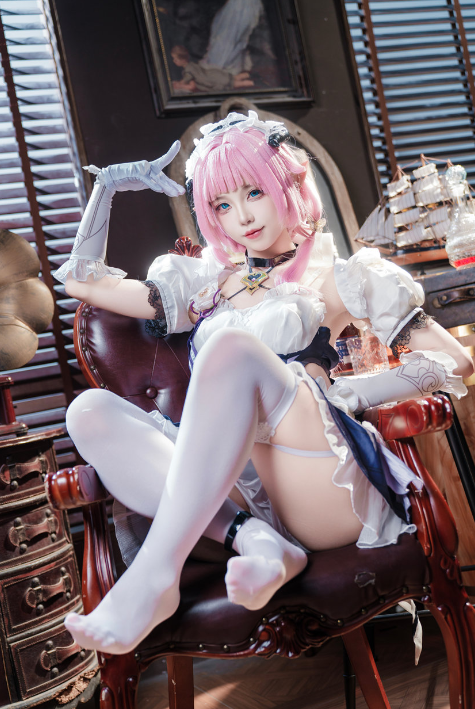 狐玖玖 爱莉希雅女仆 [23P-517M]